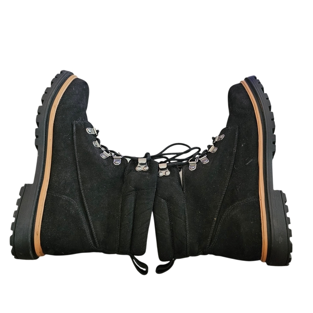 Torrid Hiker Lug Bootie Wide Width Black - Picture 7 of 10